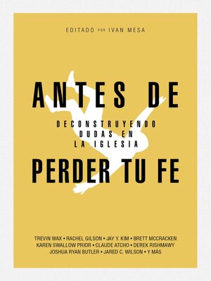 cover image of Antes de perder tu fe